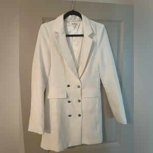 Superdown white Blazer dress